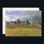 Houses at Argenteuil by Claude Monet,ヴィンテージ・アート<br><div class="desc">Claude MonetのArgenteuil (1873)の家はヴィンテージの印象派の美術素晴らし建築絵画建築だ。フランスのアルゼンテウイルの小さな村で曇った日に、フローラの春の牧草地に咲く花。住宅街の隣に並ぶ農家。アーティストについて：クロード・モネは印象派の運動の創始者であフランスのり、彼の絵画の大半は絵画、（野外で）スタイルの印象派の風景を楽しむことができる。</div>