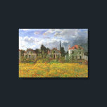 Houses at Argenteuil by Claude Monet,ヴィンテージ・アート キャンバスプリント<br><div class="desc">Claude MonetのArgenteuil (1873)の家はヴィンテージの印象派の美術素晴らし建築絵画建築だ。フランスのアルゼンテウイルの小さな村で曇った日に、フローラの春の牧草地に咲く花。住宅街の隣に並ぶ農家。アーティストについて：クロード・モネは印象派の運動の創始者であフランスのり、彼の絵画の大半は絵画、（野外で）スタイルの印象派の風景を楽しむことができる。</div>