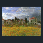 Houses at Argenteuil by Claude Monet,ヴィンテージ・アート ポスター<br><div class="desc">Claude MonetのArgenteuil (1873)の家はヴィンテージの印象派の美術素晴らし建築絵画建築だ。フランスのアルゼンテウイルの小さな村で曇った日に、フローラの春の牧草地に咲く花。住宅街の隣に並ぶ農家。アーティストについて：クロード・モネは印象派の運動の創始者であフランスのり、彼の絵画の大半は絵画、（野外で）スタイルの印象派の風景を楽しむことができる。</div>