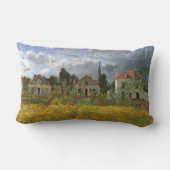 Houses at Argenteuil by Claude Monet,ヴィンテージ・アート ランバークッション (裏面)