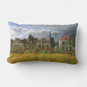 Houses at Argenteuil by Claude Monet,ヴィンテージ・アート ランバークッション (正面)