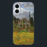 Houses at Argenteuil by Claude Monet,ヴィンテージ・アート iPhone 16ケース<br><div class="desc">Claude MonetのArgenteuil (1873)の家はヴィンテージの印象派の美術素晴らし建築絵画建築だ。フランスのアルゼンテウイルの小さな村で曇った日に、フローラの春の牧草地に咲く花。住宅街の隣に並ぶ農家。アーティストについて：クロード・モネは印象派の運動の創始者であフランスのり、彼の絵画の大半は絵画、（野外で）スタイルの印象派の風景を楽しむことができる。</div>