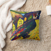 Houses at Murnau, Wassily Kandinsky クッション (ブランケット)