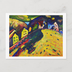 Houses at Murnau, Wassily Kandinsky ポストカード