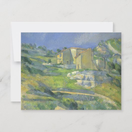 Houses in Provence by Paulセザンヌ,ヴィンテージアート (正面)