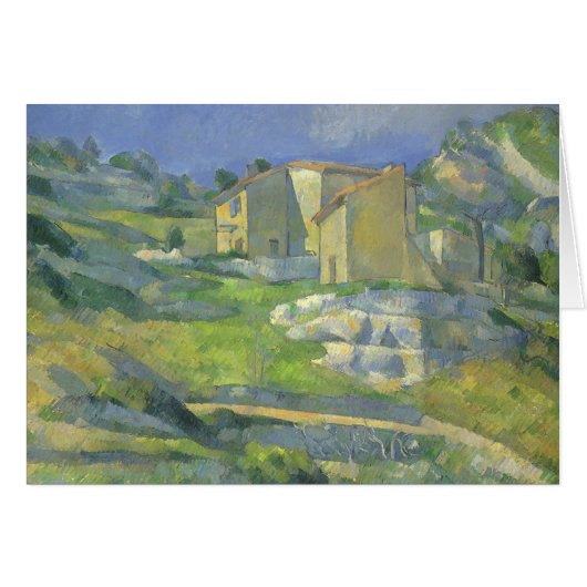 Houses in Provence by Paulセザンヌ,ヴィンテージアート (正面横)