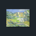 Houses in Provence by Paulセザンヌ,ヴィンテージアート キャンバスプリント<br><div class="desc">セザンヌのL'Estaque (c. 1880)の近くのリオ渓谷は、ヴィンテージポスト印象派のアートランドスケープで絵画す。フランス南部のプロヴァンス地域の住宅。青と緑の色調の山の上の家。画家について：ポール・セザンヌ(1839-1906)はポスト印象派の画家で、その作品は19世紀の印象派から20世紀の初期のキューバ主義への移行の基礎を築いた。</div>