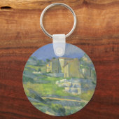 Houses in Provence by Paulセザンヌ,ヴィンテージアート キーホルダー (正面)