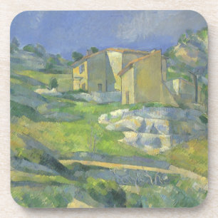 Houses in Provence by Paulセザンヌ,ヴィンテージアート コースター