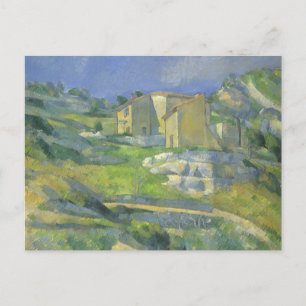 Houses in Provence by Paulセザンヌ,ヴィンテージアート ポストカード