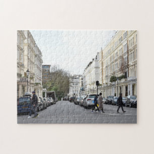 Houses, Kensington and Chelsea，ロンドン，イギリス ジグソーパズル