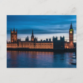 Houses of Parliament & Big Ben, London, England ポストカード