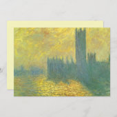 Houses of Parliament, Stormy Sky by Claude Monet (正面/裏面)