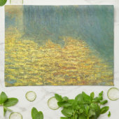 Houses of Parliament, Stormy Sky by Claude Monet キッチンタオル (折り畳み)