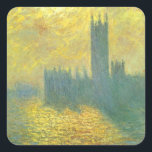 Houses of Parliament, Stormy Sky by Claude Monet スクエアシール<br><div class="desc">クロード・モネによる議会のStormy Sky (1904)は、ヴィンテージの印象派の美術素晴らし建築絵画建築だ。イギリスのロンドンのテムズ川にビッグ・ベンを連れたイギリスの国会議事堂は、嵐の日にシルエットで飾られた。モネ絵を描は、ロンドン滞在中に英国議会の本拠地であるウェストミンスター宮殿の一連の絵画を描いた。絵画はすべて同じ大きさと視点を持ち、聖トマス病院のモネの窓はテムズ川を見下ろす。彼らは絵を描日時と違う天候の状況で違うある。アーティストについて：クロード・モネ(1840-1926)は印象派の運動の創始者であフランスのり絵画、その絵画の大部分は「空中に浮かぶ」（野外に浮かぶ）スタイル印象派の風景である。</div>