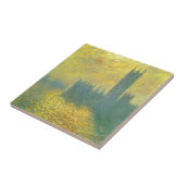 Houses of Parliament, Stormy Sky by Claude Monet タイル (側面)