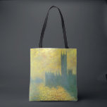 Houses of Parliament, Stormy Sky by Claude Monet トートバッグ<br><div class="desc">クロード・モネによる議会のStormy Sky (1904)は、ヴィンテージの印象派の美術素晴らし建築絵画建築だ。イギリスのロンドンのテムズ川にビッグ・ベンを連れたイギリスの国会議事堂は、嵐の日にシルエットで飾られた。モネ絵を描は、ロンドン滞在中に英国議会の本拠地であるウェストミンスター宮殿の一連の絵画を描いた。絵画はすべて同じ大きさと視点を持ち、聖トマス病院のモネの窓はテムズ川を見下ろす。彼らは絵を描日時と違う天候の状況で違うある。アーティストについて：クロード・モネ(1840-1926)は印象派の運動の創始者であフランスのり絵画、その絵画の大部分は「空中に浮かぶ」（野外に浮かぶ）スタイル印象派の風景である。</div>