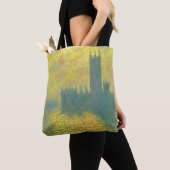 Houses of Parliament, Stormy Sky by Claude Monet トートバッグ (クローズアップ)