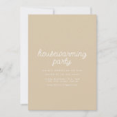 Housewarming Boho Floral Wallpaper Party Invite 招待状 (正面)