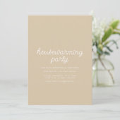 Housewarming Boho Floral Wallpaper Party Invite 招待状 (スタンド正面)