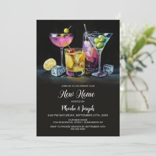 Housewarming Cocktail Party 招待状 (スタンド正面)