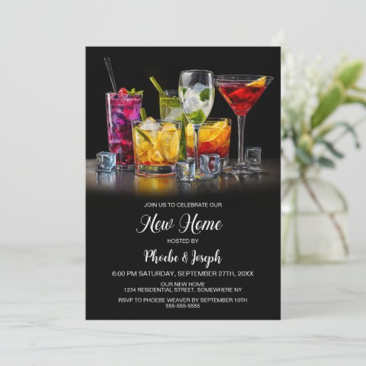 Housewarming Cocktail Party 招待状 (スタンド正面)