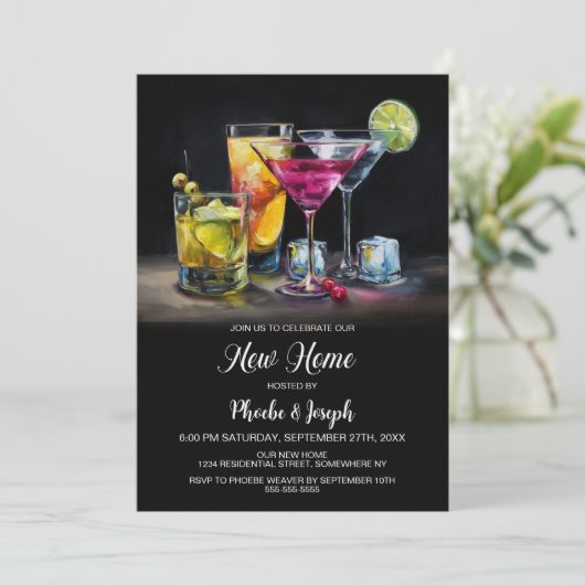 Housewarming Cocktail Party 招待状 (スタンド正面)