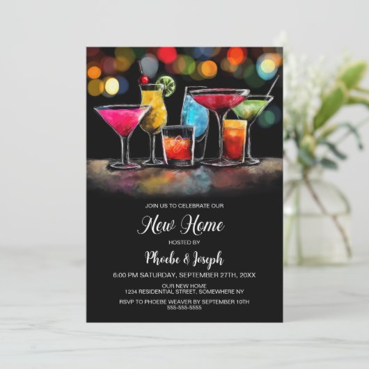 Housewarming Cocktail Party 招待状 (スタンド正面)