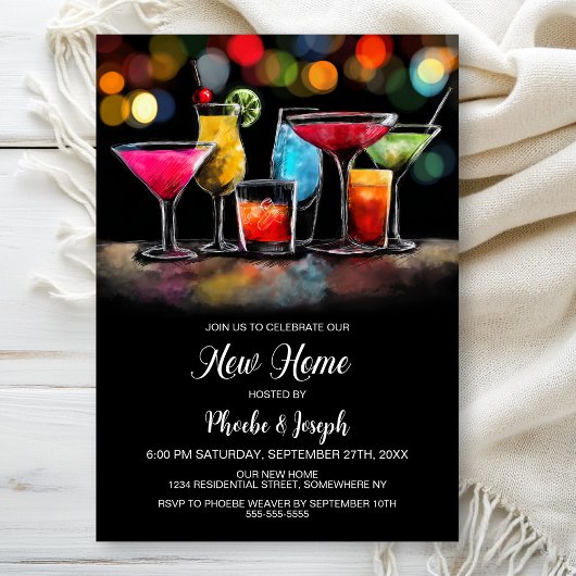 Housewarming Cocktail Party 招待状