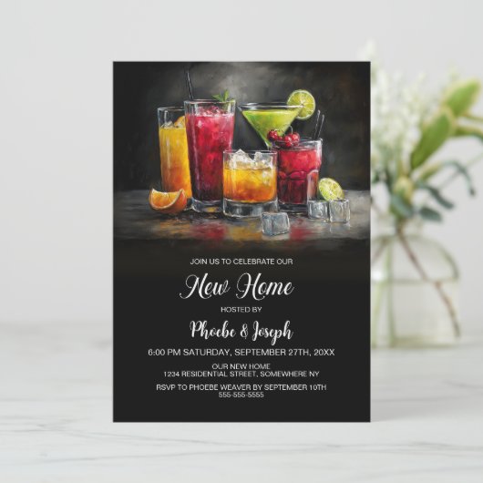 Housewarming Cocktail Party 招待状 (スタンド正面)