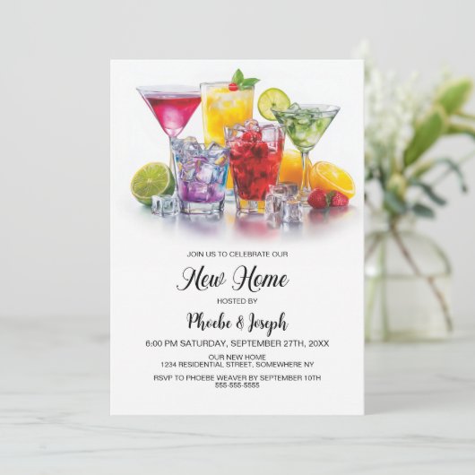 Housewarming Cocktail Party 招待状 (スタンド正面)