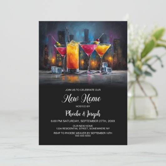 Housewarming Cocktail Party 招待状 (スタンド正面)