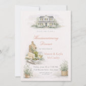 Housewarming Dinner Gathering Invitation 招待状 (正面)