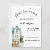 Housewarming Invitation • Home Sweet Home 招待状 (正面)