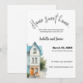 Housewarming Invitation • Home Sweet Home 招待状 (正面/裏面)