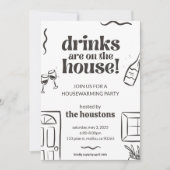 Housewarming Invitation House Warming Invite House 招待状 (正面)