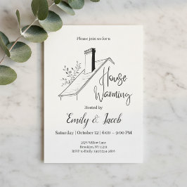 Housewarming Invitation • New Home Party Invite 招待状
