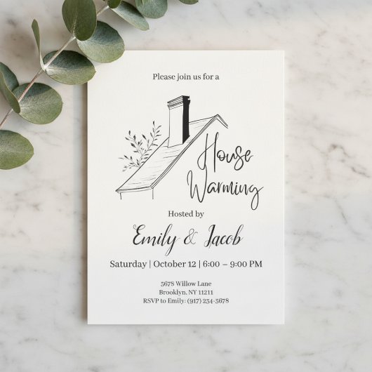 Housewarming Invitation • New Home Party Invite 招待状
