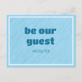 Housewarming invite! Customized Postcard シーズンポストカード (正面)