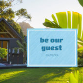 Housewarming invite! Customized Postcard シーズンポストカード