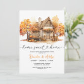  Housewarming Party Home Sweet Home Pumpkin 招待状 (スタンド正面)