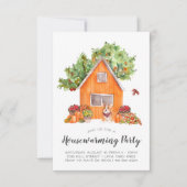 Housewarming Party Invitation | Cozy Autumn 招待状 (正面)