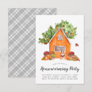 Housewarming Party Invitation   Cozy Autumn 招待状