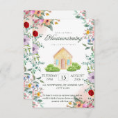 Housewarming Party Invitation, New Home invitation 招待状 (正面/裏面)