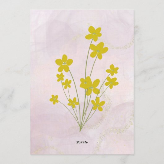 Housewarming Party Invitations  招待状 (裏面)