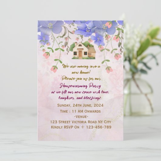 Housewarming Party Invitations  招待状 (スタンド正面)