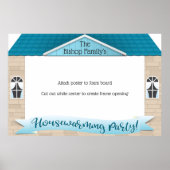 Housewarming Party photo booth frame poster prop ポスター (正面)