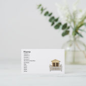 HouseWhitePicketFence082510の名前、住所1、A… 名刺 (スタンド正面)