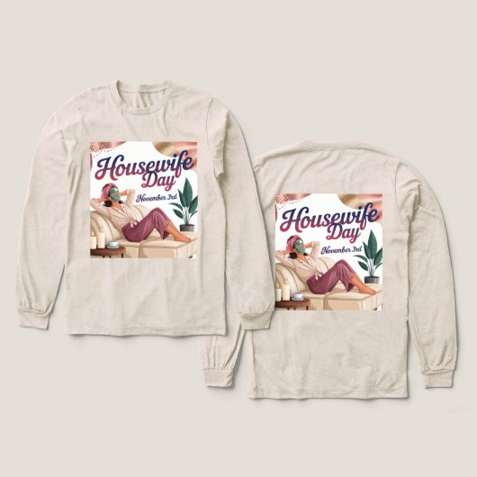 Housewife Day Nov 3rd トライブレンドＴシャツ (デザイン 正面＆背面)