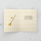 Housework Is My Cardio - Retro Humor カード (内部)